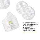 Humane Clarifying Toner Pads for Face - 2% BHA Liquid Salicylic Acid - Pore Minimizer and Facial Exfoliator - Gentle for All Skin Types - Removes Excess Oil, Dead Skin Cells, and Grime - 4 Ounce humane