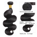 Selina Hair 8A Brazilian Body Wave Human Hair Bundles 3 Bundles 300g Full Head Set Remy Hair Unprocessed Human Hair Weave Natural Black Color Cheap Human Hair (20 22 24 Inch,Natural Black) Selina