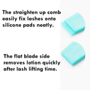 Lash Lift Pads, DIY Eyelash Lifting At Home, Eyelash Perm Rods, Y Brush Tool, Sky Blue Lashlifting Shields, Reusable Soft Silicone Curler Shields Fit and Stay on Eyes Firmly Libeauty