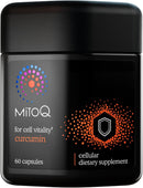 MitoQ Curcumin Advanced CoQ10 Antioxidant - Contains Mitoquinol Mesylate & Super Bioavailable Longvida Curcumin Turmeric - Supports Immunity, Digestive Health, & Cell Vitality (60 Capsules) Infinity Warehouse