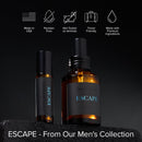 Pure Instinct ESCAPE The Original Pheromone Infused Essential Oil Perfume Cologne - Men's Collection - TSA Ready (Roll On Bottle 0.34 Fl. Oz./10.2mL) Infinity Warehouse