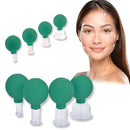4 Pieces Facial Cupping Set - Vacuum Suction Cups, Silicone Cupping Therapy Set, Works for Fine Lines and Wrinkles, Anti-Aging, Muscle Relaxation, for Eyes Face and Body Vinban