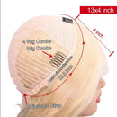 UNice Hair 613 Blonde Body Wave 13x4 Lace Front Human Hair Wigs for Black Women, Brazilian Remy hair Lace Frontal Wig Pre Plucked with Baby Hair 150% Density (18 inch, 13x4 Frontal Wig 613 Color) UNICE Store