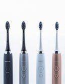 AquaSonic 2-Pack Activated Charcoal Brush Heads - Ultra Whitening Brush Heads - 2X Whitening & Stain Remover - for Black Series, Black Series Pro, Vibe Series, Duo Pro Series (Black) Aquasonic Store