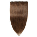 14 Inch Clip in Hair Extensions Remy Human Hair Standard Weft Clip on Hairpieces 45g Soft Silky Straight Hair for Women Beauty Gift