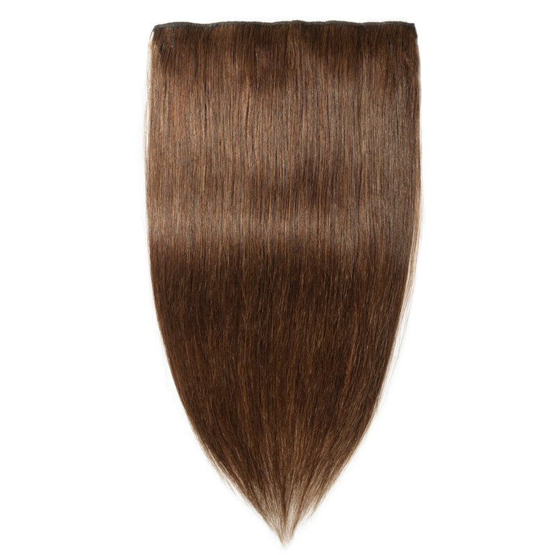 14 Inch Clip in Hair Extensions Remy Human Hair Standard Weft Clip on Hairpieces 45g Soft Silky Straight Hair for Women Beauty Gift