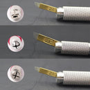 Eyebrow Needles,Disposable Microblading Needle,Permanent Makeup Manual Microblading Blades(PCD12+PCD14+PCD19U) 30pcs Yiliu