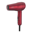 Conair miniPRO Tourmaline Ceramic Travel Hair Dryer with Folding Handle, Red Infinity Warehouse