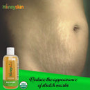 Bio Pure Skincare Oil, Vitamin E Oil for Scars, Body Oil For Stretch Marks, Acne Scar Remover, Stretch Mark Cream for Pregnancy - Scar Cream For Surgical Scars With Sweet Almond Oil and Omega 3 (8oz) Honeyskin