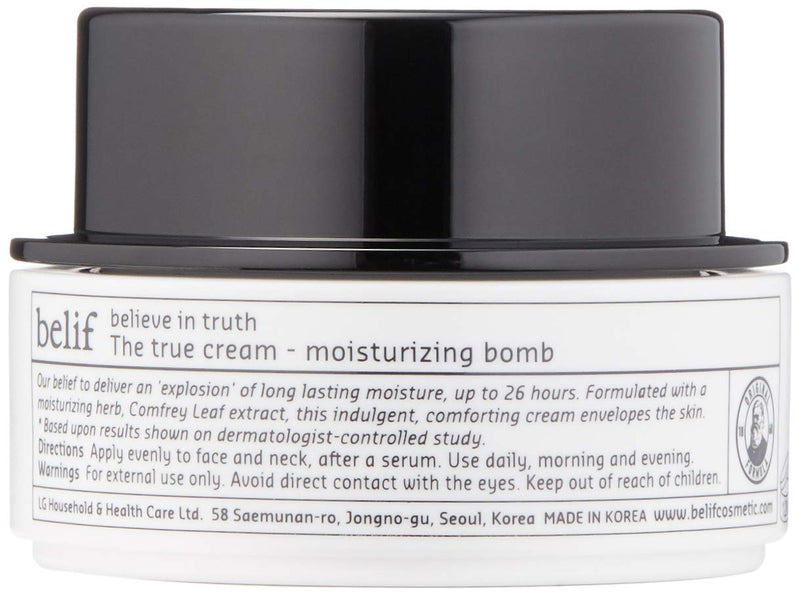 Belif the True Cream Moisturizing Bomb | Moisturizer for Dry Skin | Face Cream, Hydration, Clean Beauty, 1.68 Fl Oz (Pack of 1) belif