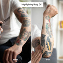 Stories & Ink Tattoo Care | HIGHLIGHTING BODY OIL for Healed Tattoos | Instant Glow Oil to Enhance Ink Vibrancy & Refresh Faded Tattoos | Lightweight Non-Greasy Daily Hydration, 100 mL / 3.4 Fl Oz Infinity Warehouse