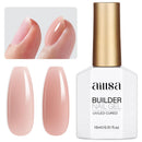 AILLSA Base and Top Coat Gel Nail Polish Top and Base Coat Nail Polish Soak Off Long Lasting Clear Base Gel High Gloss Shine No Wipe Top Coat for DIY Nail Art at Home 0.51 Fl Oz Infinity Warehouse