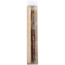 PANA Pure Kolinsky Hair Bristles Acrylic Nail Brush Oval Crimped Shaped Mahogany Wood Handle Professional Salon Quality (Size 8, Mahogany) PANA