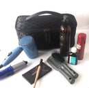 Black Cosmetic Bag by Models-on-the-Go Large Size Models-on-the-Go