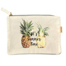 Me Plus Eco Zipper Pouch Stylish Printed, Traveler Organizer, Cosmetic Small Makeup, Students BTS Organization Bag - 22 Pattern options (It's summer time) Me Plus