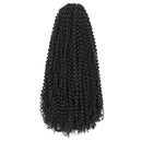 Toyotress Passion Twist Hair - 24 Inch 7packs Natural Black Water Wave Crochet Braids Synthetic Braiding Hair Extensions (24 Inch 7Packs, 1B) ToyoTress Store
