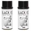 Black Ice Original Black Hair Touch up Spray 4 Oz (2 pack) Black Ice