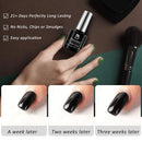 Bluedee Base and Top Coat Gel Nail Polish No Wipe Top Coat High-gloss Finish Super Long-lasting Anti-wear 0.28 Oz Soak off UV Gel Use for Home Manicure or Nail Salon Bluedee