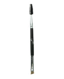Joey Healy Duo Brow Brush, Vegan, Premium Angled Brow Brush and Spoolie Brush Eyebrow Shaper Joey Healy
