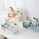 Multifunction Desk Organizer, BREIS Makeup Storage for Eyeshadows, Concealers, Powders, Nail Polish,9.65‘’x 4.8‘’x 3.67‘’ (White) BREIS