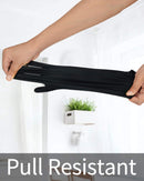 ThxToms 3 Pairs Hair Dye Gloves, Reusable Professional Hair Color Rubber Gloves for Home and Salon Black,Large ThxToms
