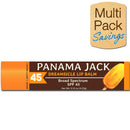 Panama Jack SPF 45 Lip Balm - Broad Spectrum UVA-UVB Sunscreen Protection, Prevents & Soothes Dry, Chapped Lips (Pack of 3, Dreamsicle) Panama Jack