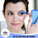 Professional Stainless Steel Slant Tip Tweezer For Men & Women - The Best Precision Eyebrow Tweezers Pluckers For Shaping Eyebrows & Hair Removal -Slanted Twizzers/Plucker- Brow Plucking Majestic Bombay