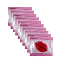 Jakuva Peach Pink Collagen Crystal Lip Masks Lip Plumper Masks Gel Moisturizing Patches, Great for Removing Dead Skin Anti-Chapped, Anti-Aging, Anti-Wrinkles, Pack of 30, Net: 8g Jakuva Store