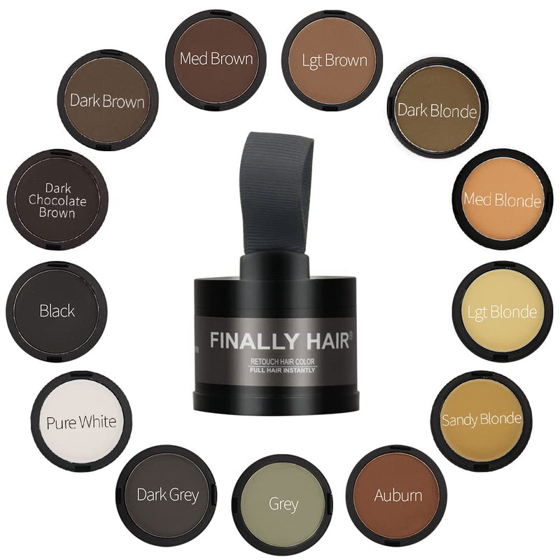 Finally Hair Waterproof Auburn Dab-on Hair Fibers & Hair Loss Concealer, Hairline Creator, Eye Brow Enhancer, and Beard Filler. Dab-on Hair Fiber Cream (Auburn)