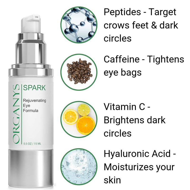 Organys Spark Rejuvenating Eye Formula, 0.5 oz/15 ml Organys