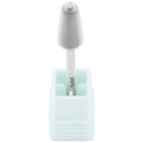 PANA Nail Carbide Volcano Bit - Two Way Rotate use for Both Left and Right Handed - Fast remove Acrylic or Hard Gel - 3/32" Shank - Manicure, Nail Art, Drill Machine (Extra Fine, Silver) PANA