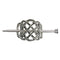 Tinsow 2 Pcs Silver Celtic Hair Slide Hairpins Hair Accessories Hair Clips, Creative Hair Barrette Minimalist Hair Claw Hair Pin Hair Accessories for Women (Style C H) Tinsow