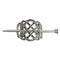 Tinsow 2 Pcs Silver Celtic Hair Slide Hairpins Hair Accessories Hair Clips, Creative Hair Barrette Minimalist Hair Claw Hair Pin Hair Accessories for Women (Style C H) Tinsow
