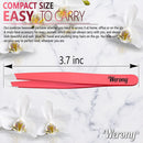 Tweezers for Women - Slant Tweezers - Tweezers Precision - Professional Eyebrow Tweezers - Durable Tweezer for Facial Hair Removal and Brow Shaping WERONY Store