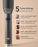 Hair Straightener Brush, Straightening Brush with 9 Temp Settings, 20s Fast Heating Hair Brush Straightener, 7MAGIC Brush Straightener with Anti-Scald & Auto-Off Safe for Women 7MAGIC