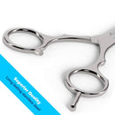 Equinox Barber & Salon Styling Series - Barber Hair Cutting Scissors/Shears - 6.0" Overall Length - Detachable Finger Rest - High Quality Stainless Steel Equinox International