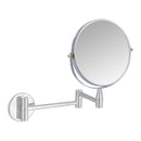 Amazon Basics Wall-Mounted Vanity Mirror - 1X/5X Magnification, Chrome Amazon Basics