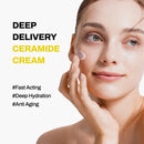 JEU'DEMEURE DermiShuttle DD Cream Deep Hydration Intensive Smoothness Face, Neck and Hand with Peptide, Ceramide, Hyaluronic Acid, Anti Aging Wrinkles Cream, Korean skincare Moisturizer (50g) Infinity Warehouse