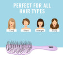 Wet Brush Go Green Detangler Brush, Lavendar Wet Brush