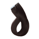 20 PCS Tape In Human Hair Extensions Double Side Tape Skin Weft Invisible Hair Extensions Hightlight Balayage Long Straight For Women (24'',50g/20pcs,