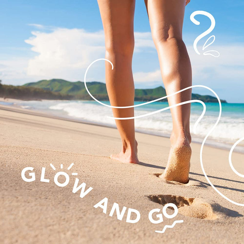 Jergens Natural Glow Self Tanner Face Moisturizer, Medium to Deep Skin Tone, SPF 20 Sunless Tanning, Daily Facial Sunscreen, Oil Free, Broad Spectrum Protection, 2 oz, Pack of 2 (Packaging May Vary) Jergens