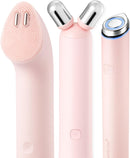medicube Mini Booster Pro Plus Full Facial Device Set | 3-in-1 Korean Facial Device for Makeup Removal & Pore Cleansing, Skin Definition & Body Care, Skincare Boost with 3 Modes | Pink Infinity Warehouse