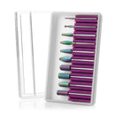Makartt Nail Drill Bits Set, 10Pcs Tungsten Carbide Nail Drill Bits Remove Acrylic Poly Nail Gel Nail Polish B-36, 3/32 inch for Acrylic Gel Nails Cuticle Manicure Pedicure Makartt