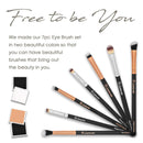 Eye Makeup Brushes Eyeshadow Brush Set - 7pcs Soft Synthetic Eyeshadow Blending Brush Kit - For Blending Eyeshadow, Eyeliner, Crease, Eyebrow - Long Lasting, Apply Better, Flawless Look Makeup Lamora Store