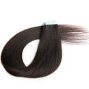 Tape in Hair Extensions 100g 100% Remy Natural Human Hair Double Side Tape Seamless Skin Weft Natural Hair Extensions 40pcs 2.5g/pcs Long Straight (24 inch,