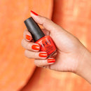 OPI Nail Lacquer, My Chihuahua Doesn’t Bite Anymore, Orange Nail Polish, Mexico City Collection, 0.5 fl oz OPI