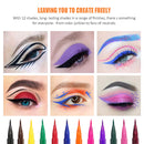 12 Colors Matte Liquid Eye liner Set for Eye Makeup, Waterproof Superstay Long Lasting Matte Eye Liners Pencil by Rechoo (12 Rainbow Colors) Rechoo