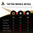 Hand Poke and Stick Tattoo Kit - Clean & Safe Stick & Poke Tattoos - DIY Tattoo Kit (Premium Hand Poke Tattoo Kit) Looney Zoo