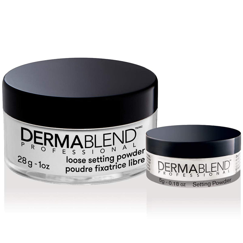 Dermablend Loose Setting Powder, Face Powder Makeup & Finishing Powder for Light, Medium & Tan Skins Infinity Warehouse