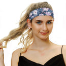 Sent Hair Extra Long Satin Bonnet Sleep Cap for Women Double Layer Silky Hair Bonnet for Braids,Curly,Long Hair- Soft Elastic Band,Blue Floral sent hair Store